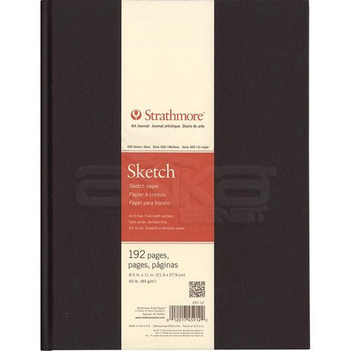 Strathmore Sketch Sert Kapak 400 Seri 89g 192 Yaprak