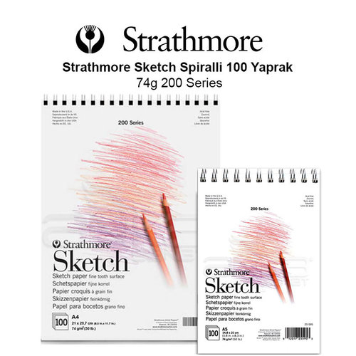 Strathmore Sketch Spiralli 100 Yaprak 74g 200 Series