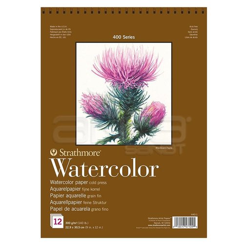 Strathmore Watercolor Cold Press Spiralli 12 Yaprak 300g 400 Series