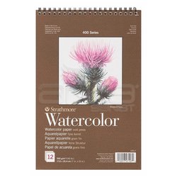 Strathmore Watercolor Cold Press Spiralli 12 Yaprak 300g 400 Series - Thumbnail