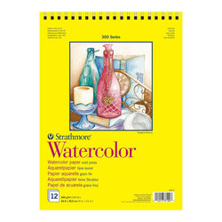 Strathmore Watercolor Cold Press Spiralli 12 Yaprak 300g 300 Series - Thumbnail