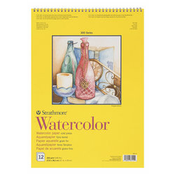 Strathmore Watercolor Cold Press Spiralli 12 Yaprak 300g 300 Series - Thumbnail