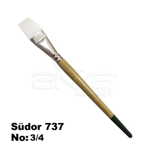 Südor 737 Seri One Stroke Sentetik Düz Kesik Uçlu Fırça