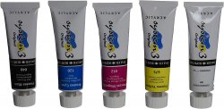 Daler Rowney - Daler Rowney System 3 Akrilik Boya Process Set 5x75ml (1)