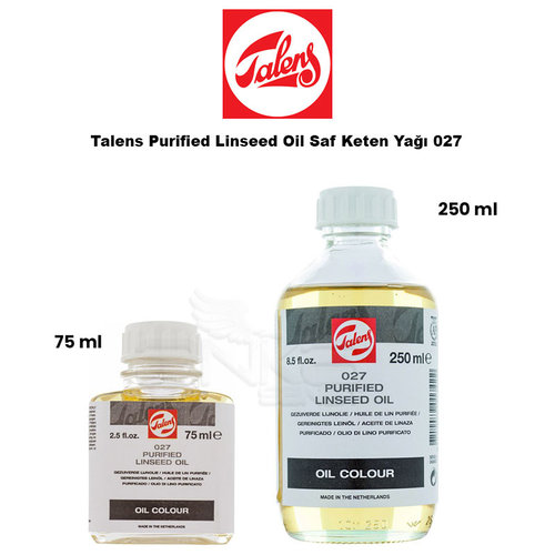 Talens Purified Linseed Oil Saf Keten Yağı 027