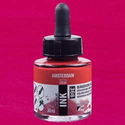 Amsterdam - Talens Amsterdam Acrylic Ink 30ml 366 Quinacridone Rose