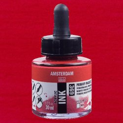 Amsterdam - Talens Amsterdam Acrylic Ink 30ml 369 Primary Magenta