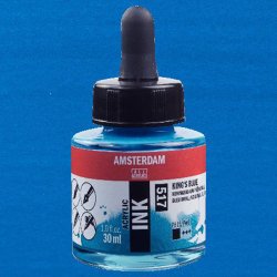 Amsterdam - Talens Amsterdam Acrylic Ink 30ml 517 Kings Blue