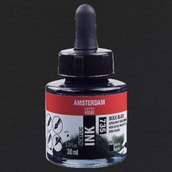 Amsterdam - Talens Amsterdam Acrylic Ink 30ml 735 Oxide Black