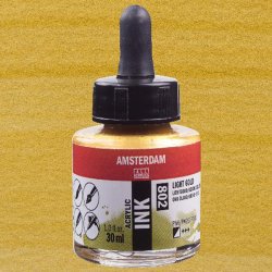 Amsterdam - Talens Amsterdam Acrylic Ink 30ml 802 Light Gold