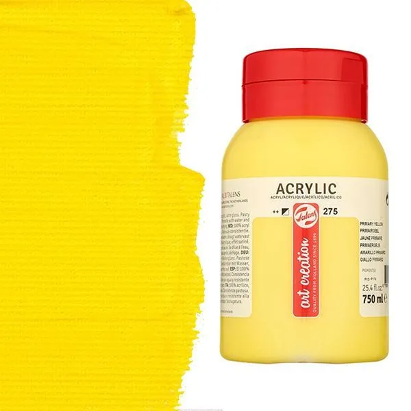 Art Creation - Talens Art Creation Akrilik Boya 750ml Primary Yellow 275