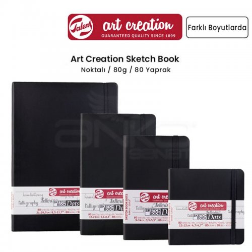 Talens Art Creation Dot Sketch Book Nokta İzli Çizim Defteri Dikey 80 Yaprak 80g