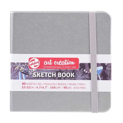 Talens Art Creation Sketch Book 12x12cm 140g 80 Yaprak Metalik Renkler