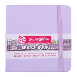 Talens Art Creation Sketch Book 12x12cm 140g 80 Yaprak Pastel Renkler - Thumbnail