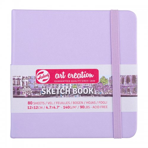 Talens Art Creation Sketch Book 12x12cm 140g 80 Yaprak Pastel Renkler