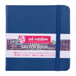 Talens Art Creation Sketch Book 12x12cm 140g 80 Yaprak Pastel Renkler - Thumbnail