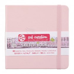 Talens Art Creation Sketch Book 12x12cm 140g 80 Yaprak Pastel Renkler - Thumbnail