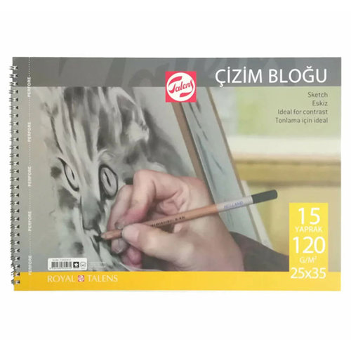 Talens Çizim Bloğu Spiralli 120g 15 Yaprak