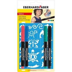 Eberhard Faber - Eberhard Faber Tattoo Marker Blisterli 4lü Set