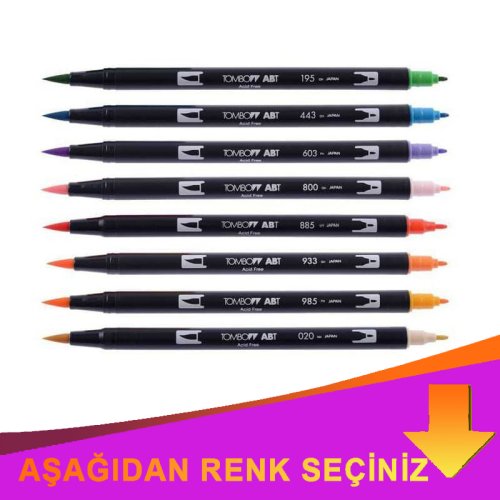 Tombow Dual Brush Marker İndirimli Renkler