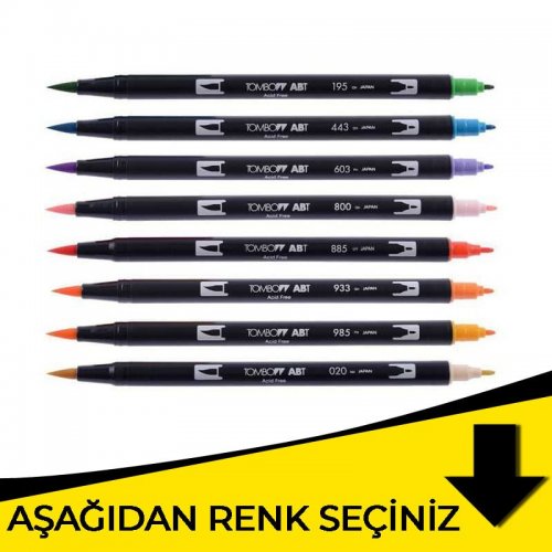 Tombow Dual Brush Marker Sarı Tonlar