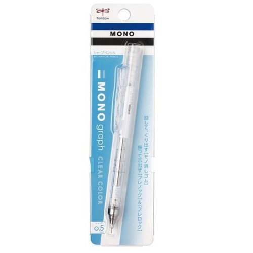 Tombow Mono Graph Mekanik Versatil Kalem 0.5mm Şeffaf DPA-138A