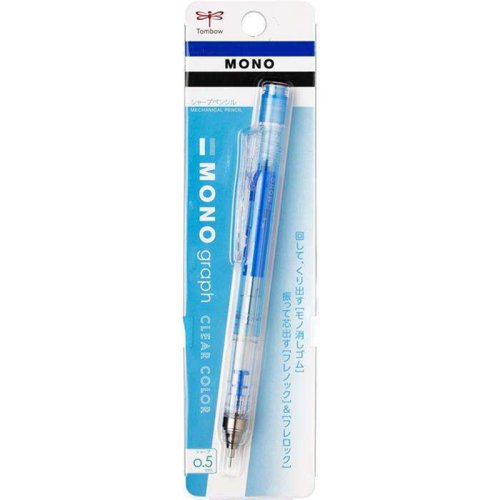 Tombow Mono Graph Mekanik Versatil Kalem 0.5mm Mavi DPA-138B