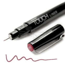 Touch - Touch Liner Renkli Çizim Kalemi 0,1mm Wine Red