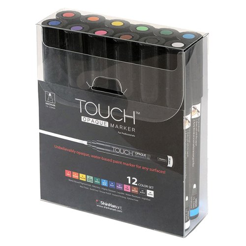 Touch Opaque Marker 12 Colors Set-Medium