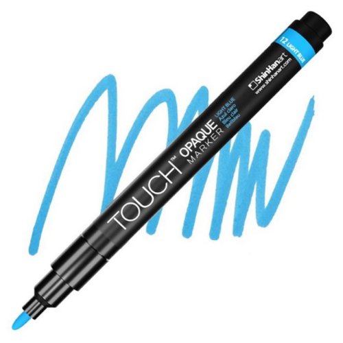 Touch Opaque Marker Fine Light Blue - Light Blue