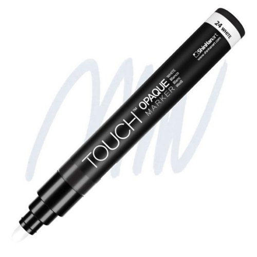 Touch Opaque Marker Medium White - White