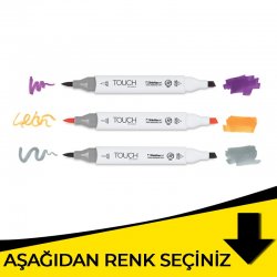 Touch - Touch Twin Brush Marker Çift Uçlu Marker Sarı Tonlar