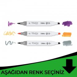 Touch - Touch Twin Brush Marker Çift Uçlu Marker Yeşil Tonlar