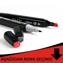 Touch - Touch Twin Marker Çift Uçlu Marker Kırmızı Tonlar