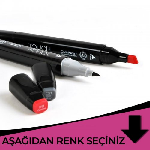 Touch Twin Marker Çift Uçlu Marker Pembe Tonlar