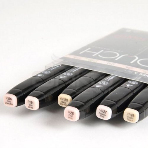 Touch Twin Marker Kalem 6lı Set Skin Tones A