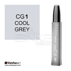 Touch - Touch Twin Marker Refill İnk 20ml CG1 Cool Grey