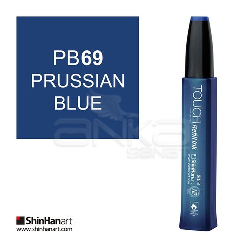 Touch Twin Marker Refill İnk 20ml PB69 Prussian Blue - PB69 Prussian Blue