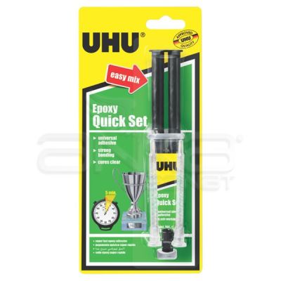 Uhu Epoxy Quick Set – Kolay Karışım İçin Şırınga Ambalaj (Uhu37545)