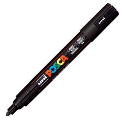 Posca - Uni Posca Marker PC-5M 1.8-2.5MM Black