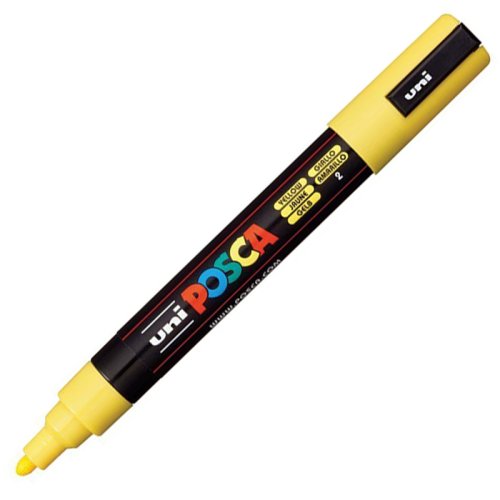 Uni Posca Marker PC-5M 1.8-2.5MM Yellow - Yellow
