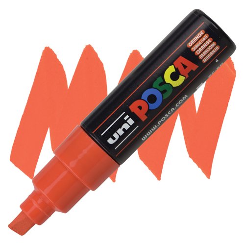 Uni Posca Marker PC-8K 8.0mm Orange - Orange