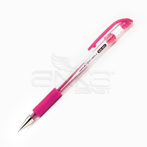 Uni Signo Needle İğne Uçlu Jel Kalem 0.38mm Bebek Pembe - Bebek Pembe