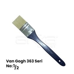 Van Gogh 363 Seri Beyaz Kıl Vernik Fırçası - Thumbnail