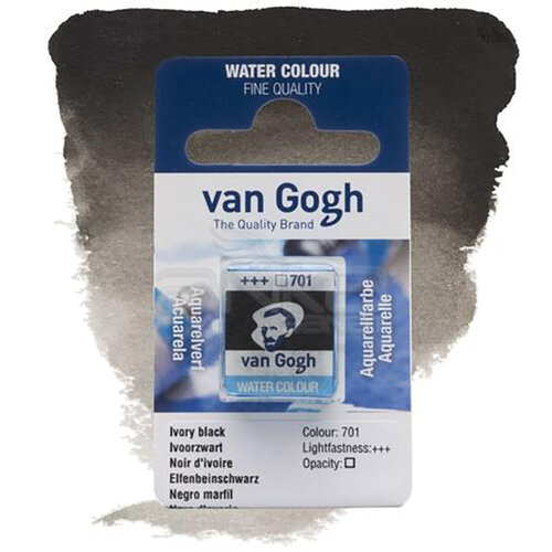 Van Gogh Tablet Sulu Boya Yedek Ivory Black 701 - 701 Ivory Black