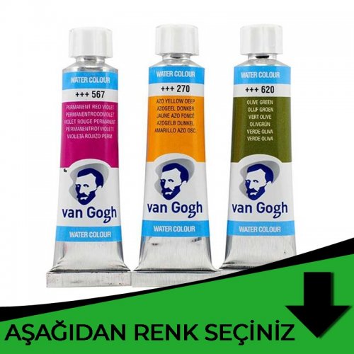 Van Gogh Tüp Sulu Boya 10ml Yeşil Tonlar