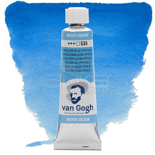 Van Gogh Tüp Sulu Boya 10ml Cerulean Blue Phthalo 535 - 535 Cerulean Blue Phthalo