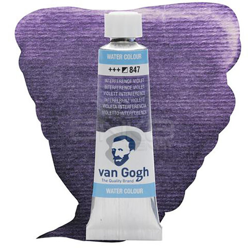 Van Gogh Tüp Sulu Boya 10ml İnterference Violet 847 - 847 İnterference Violet