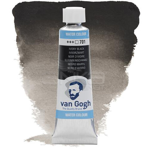 Van Gogh Tüp Sulu Boya 10ml Ivory Black 701 - 701 Ivory Black