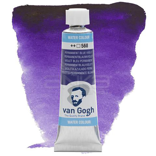 Van Gogh Tüp Sulu Boya 10ml Permanent Blue Violet 568 - 568 Permanent Blue Violet